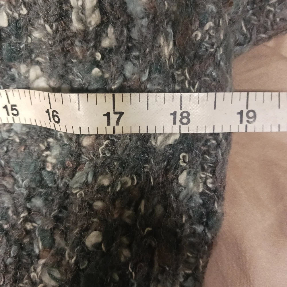 Susan Bristol Alpaca Wool Mohair sweater cardigan womens medium super soft! - Picture 6 of 9